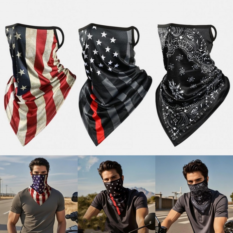 Cycling Loop - Masque facial d'été pour le cyclisme,