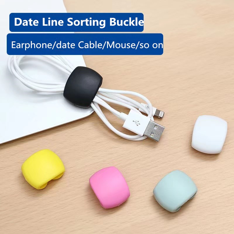 Cable Lock Flexible - Enrouleur de câble USB en Silicone,