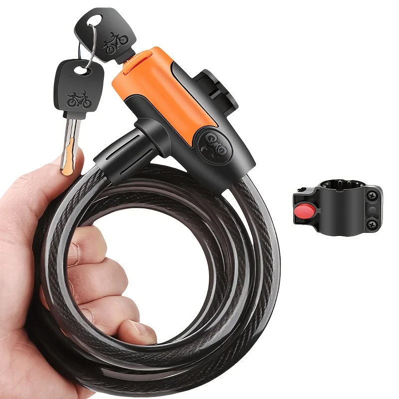 Cable Lock Flexible - 1SET Antivol de vélo en câble