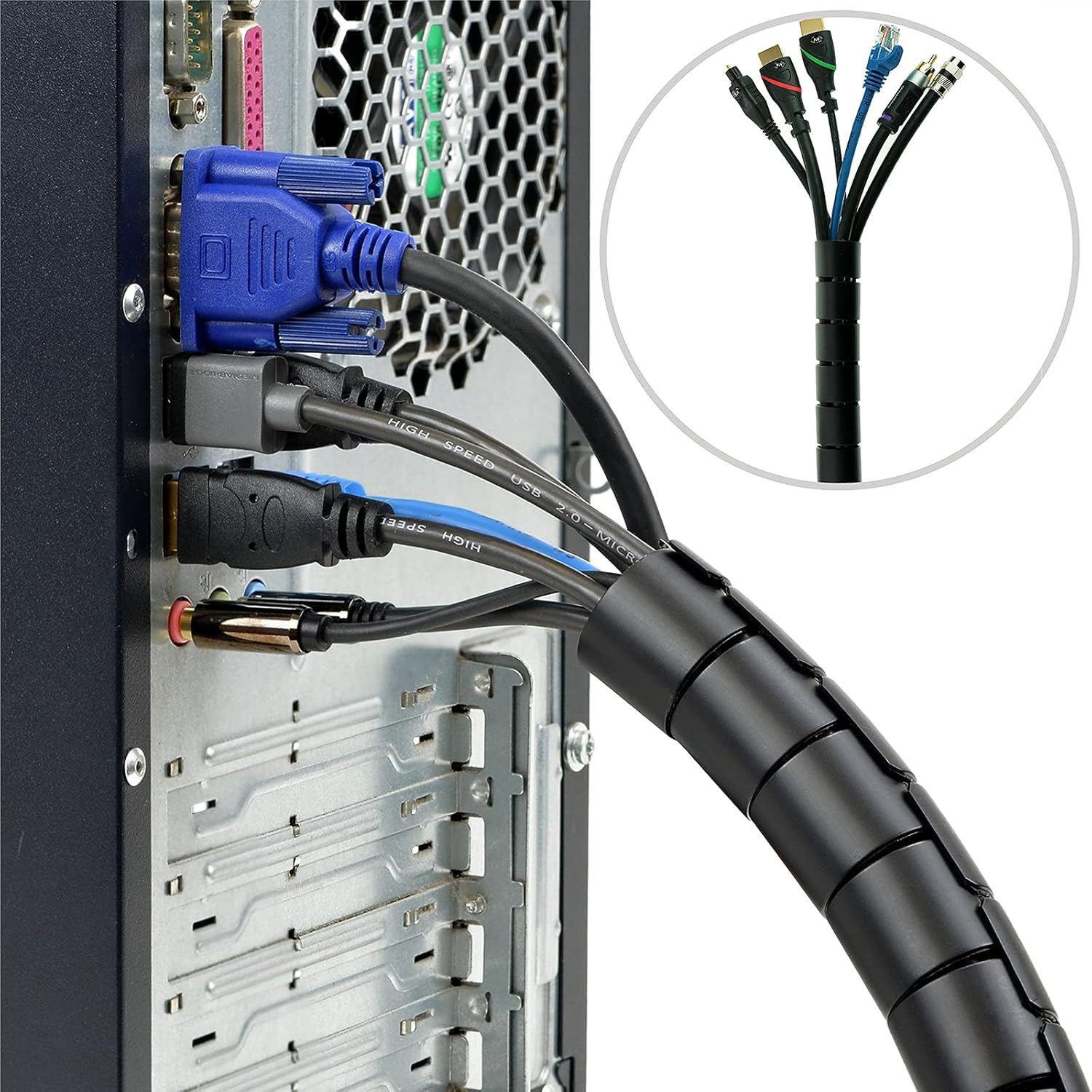 Gaine spirale pour câbles, pro - Cable Lock Flexible avis et prix