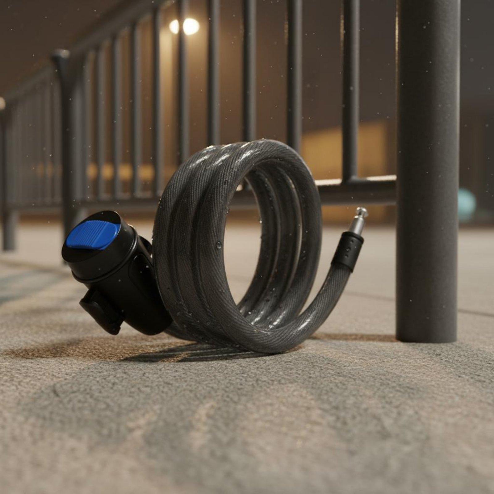 Antivol de vélo en câble d'aci - Cable Lock Flexible avis et prix