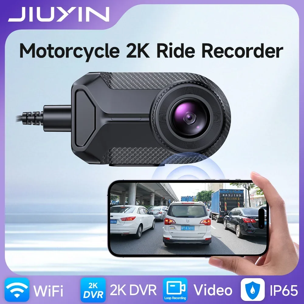 Caméra de moto JIUYIN 2K HD Wi - Cycling Loop avis et prix